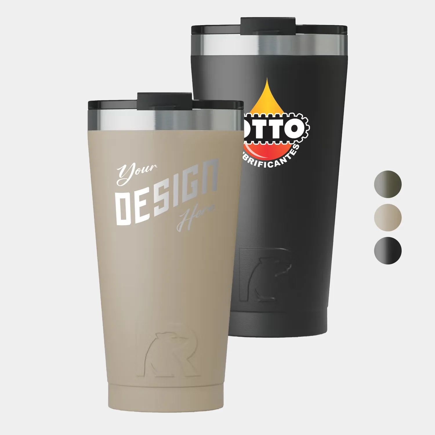 16 oz RTIC® Stainless Steel Ceramic Lined Essential Pint Tumbler