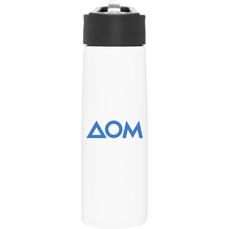 24 oz h2go Hydra Water Bottle (White)
