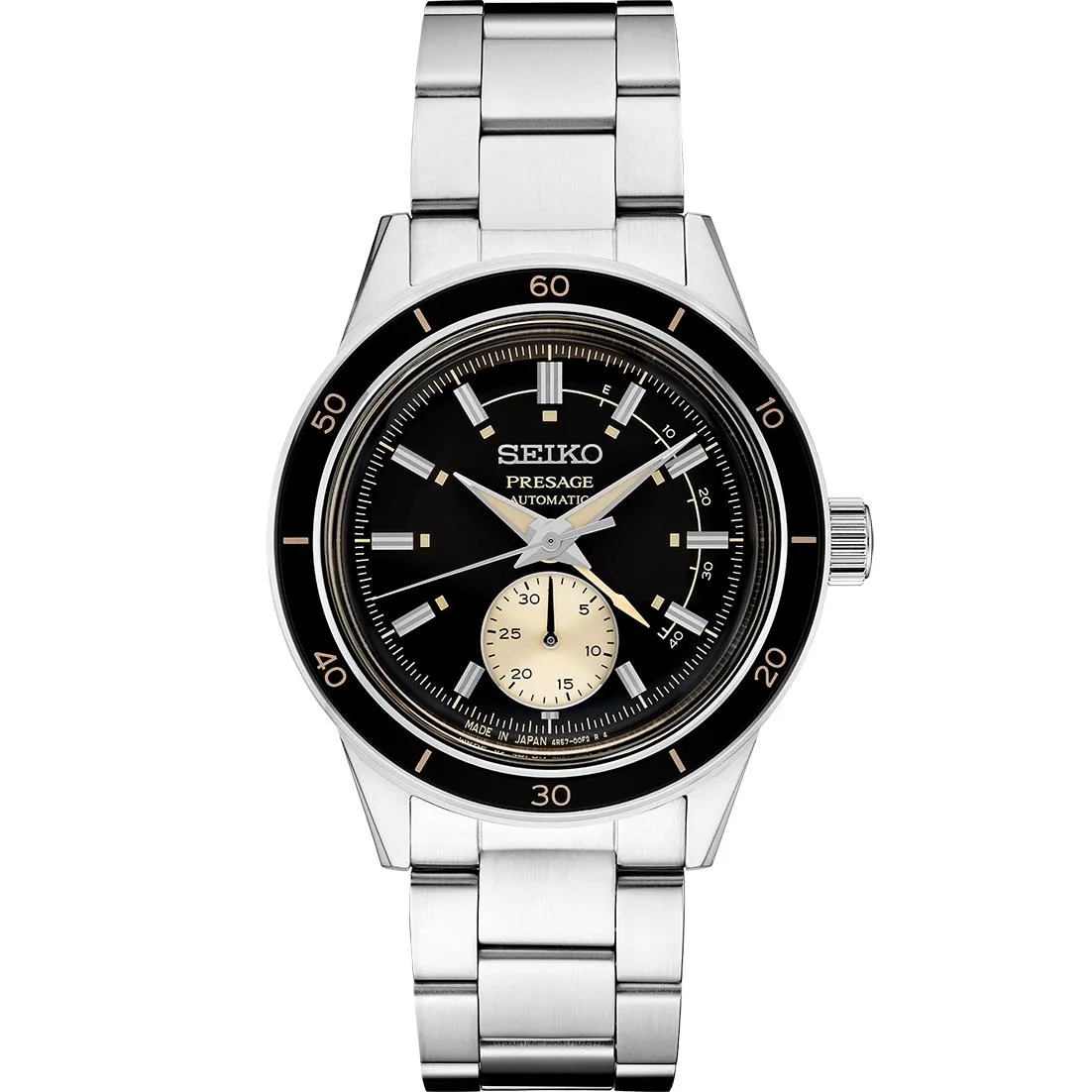 Seiko Watch Presage Style 60S Ss Automatic Charcoal Dial