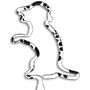 Dog Dalmation Begging Inkbend Standard, Bent Pen
