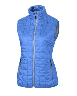 Cutter & Buck Rainier PrimaLoftÂ® Womens Eco Insulated Full Zip Puffer Vest view 4