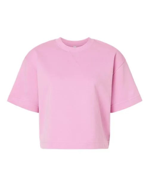 American Apparel® Women's French Terry Mid-Length Boxy Top view 5