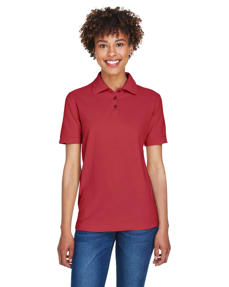 ULTRACLUB Ladies' Whisper Piqué Polo view 4