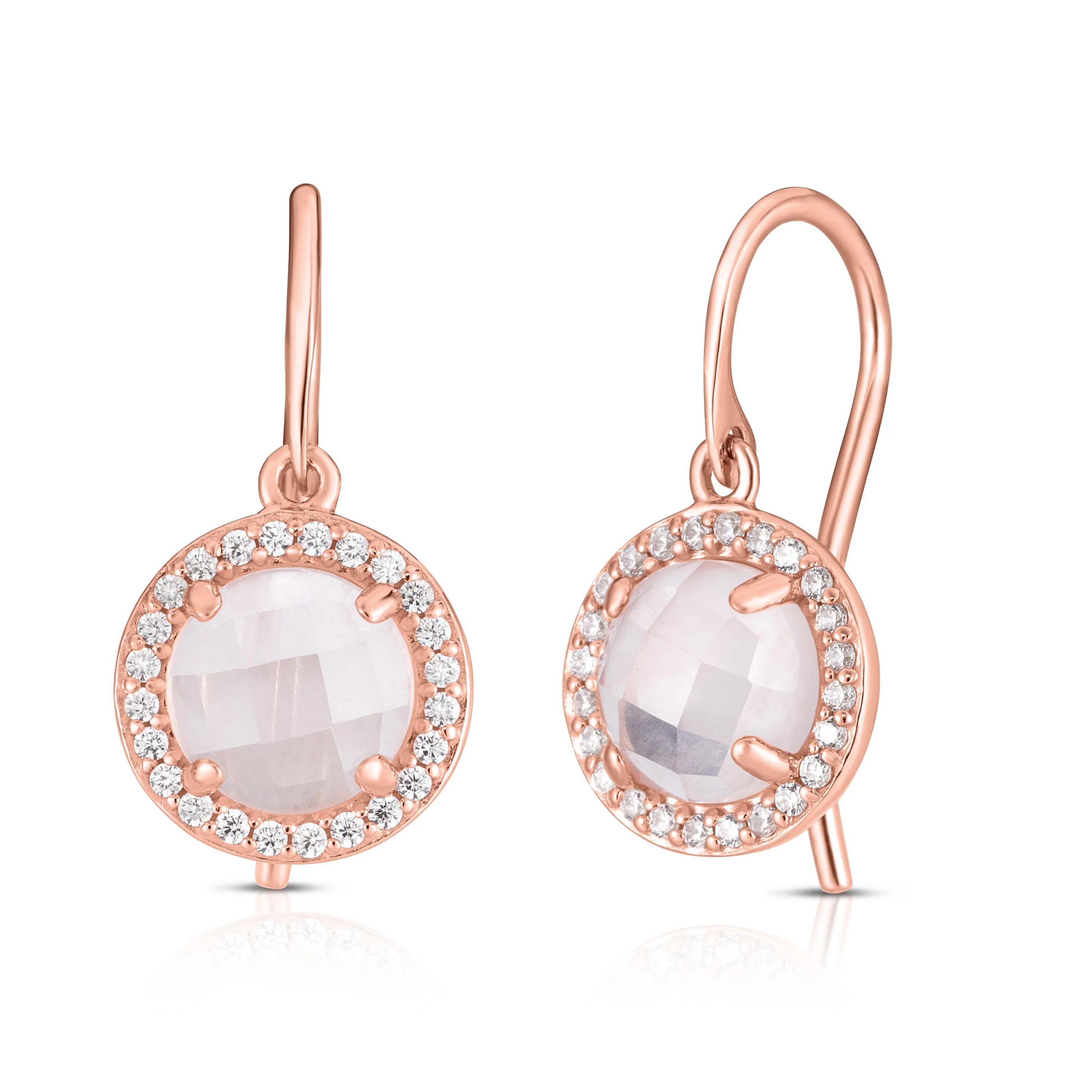 Jilco Inc Rose Quartz Earrings