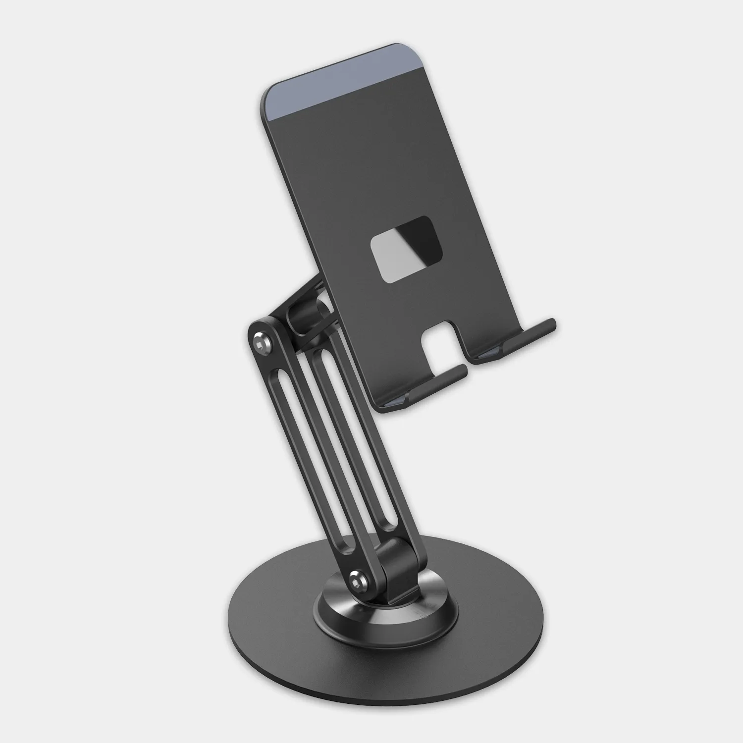 Evo XL - Aluminum Phone and Tablet Stand Featuring Adjustable Height and Rotating Base view 2