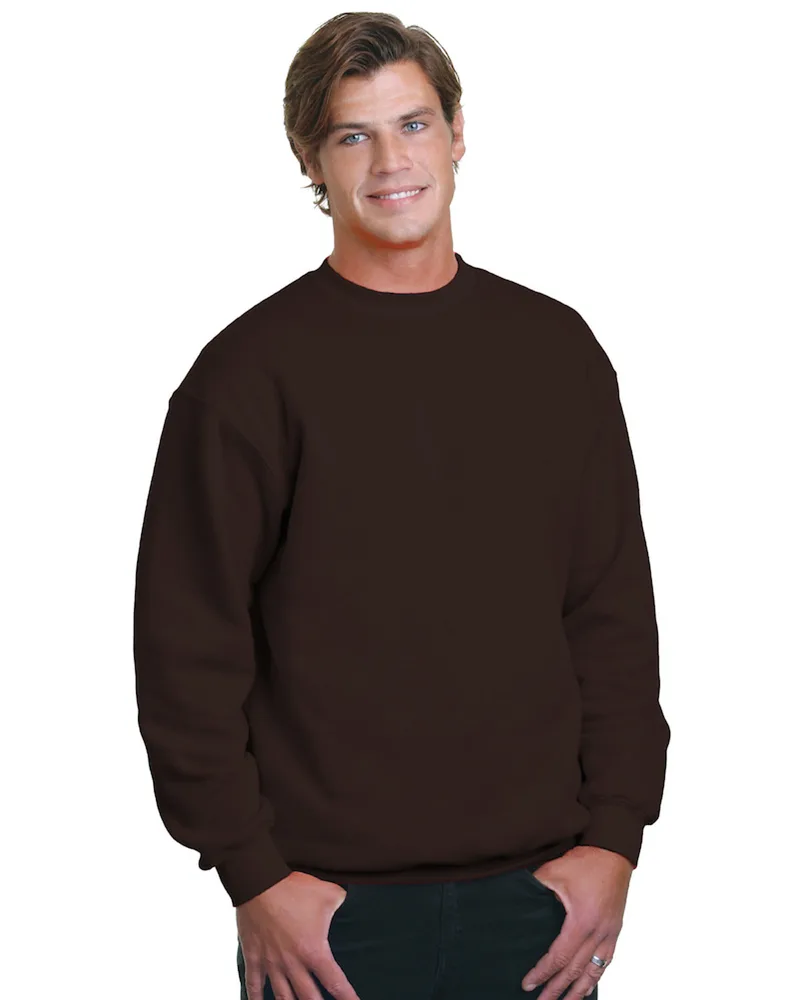 BAYSIDE Adult USA Made Heavyweight Crewneck Sweatshirt view 7