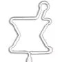 Mortar and Pestal InkBend Standard™, Bent Pen
