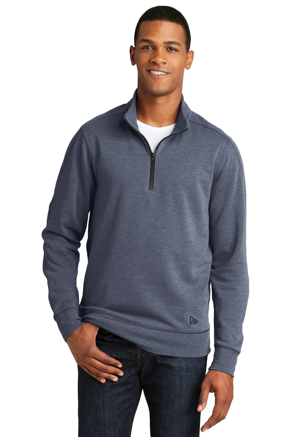 New Era ® Tri-Blend Fleece 1/4-Zip Pullover.