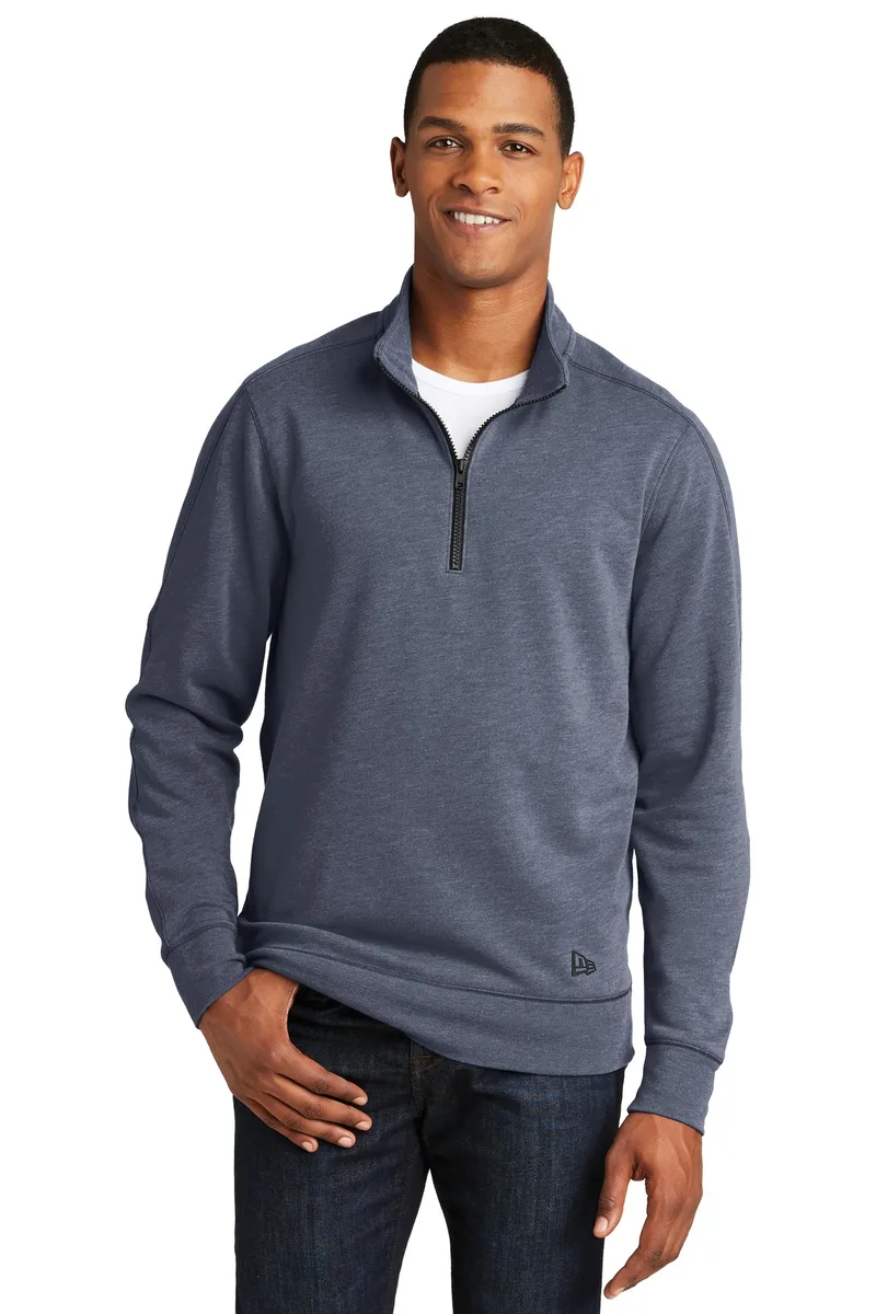 New Era ® Tri-Blend Fleece 1/4-Zip Pullover.