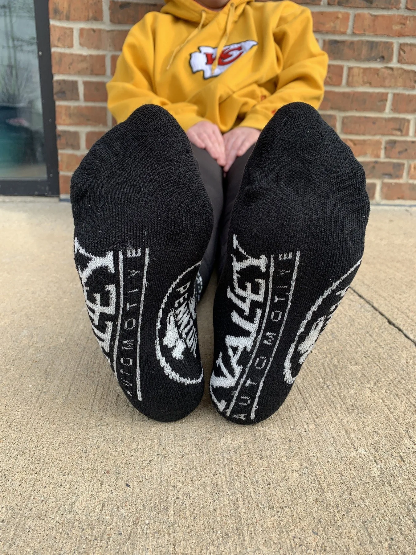 Glow in the Dark Custom Socks view 3