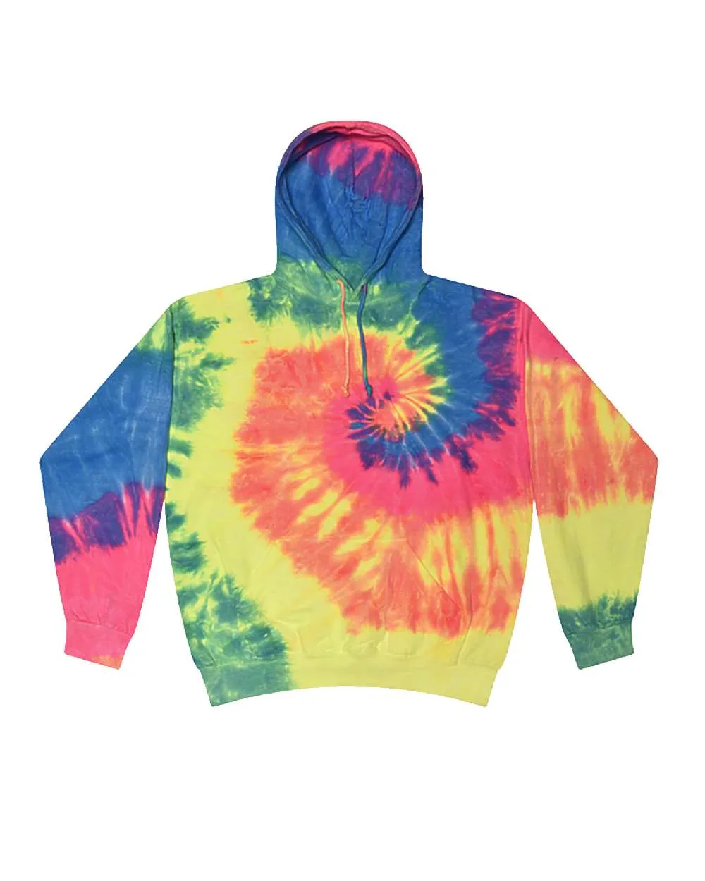 COLORTONE® Unisex Tie-Dyed Hooded Sweatshirt view 7