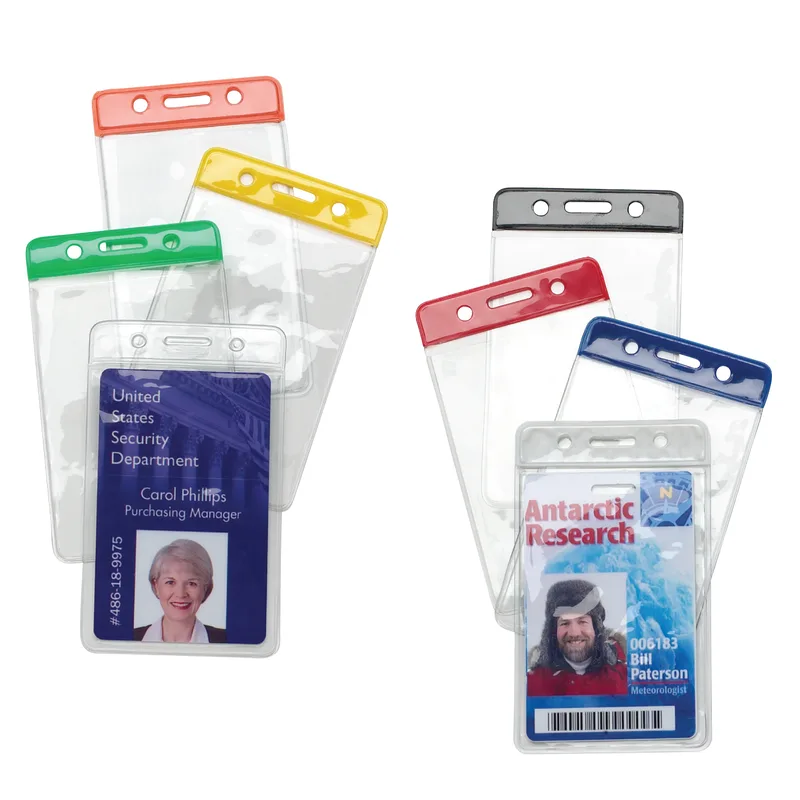 Color Top Vertical Card Holder