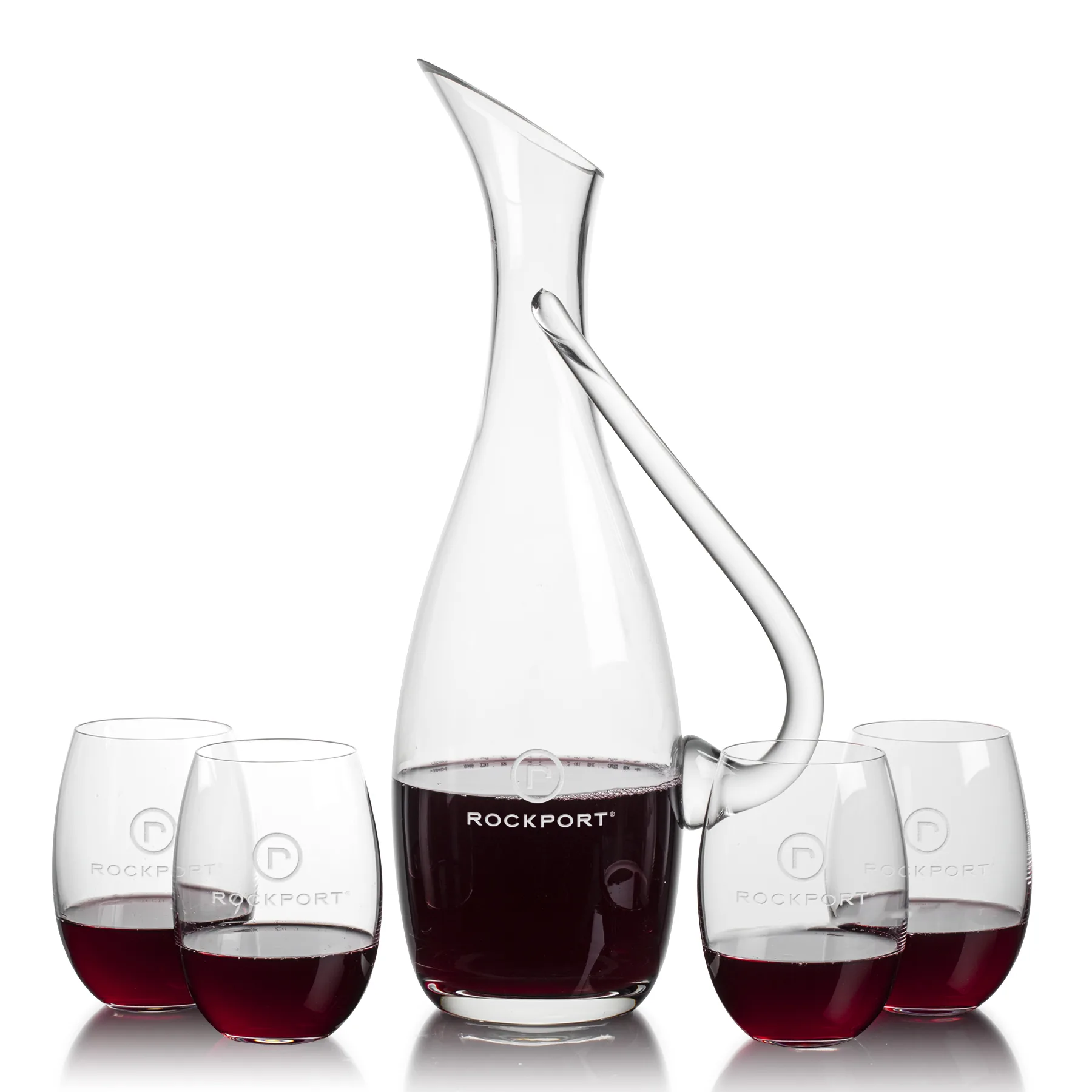 Carafe Stemless Set, Carlita Wine Set, Carafe & 4 Stemless