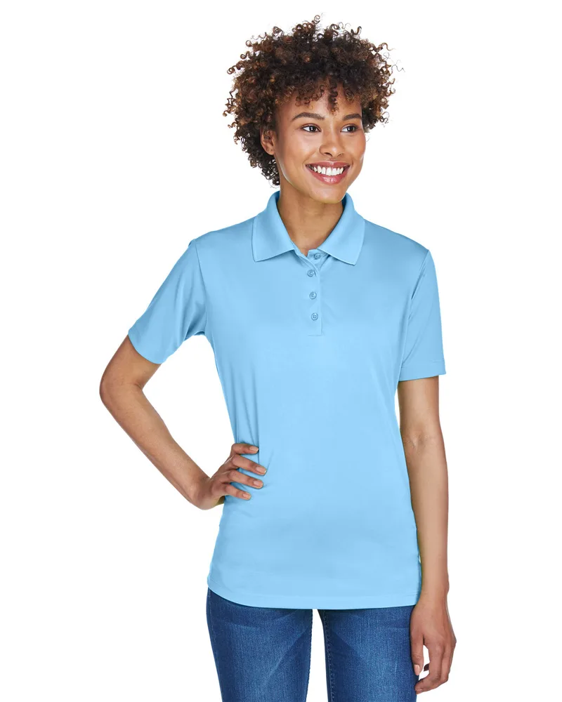 ULTRACLUB Ladies' Cool & Dry 8-Star Elite Performance Interlock Polo view 3
