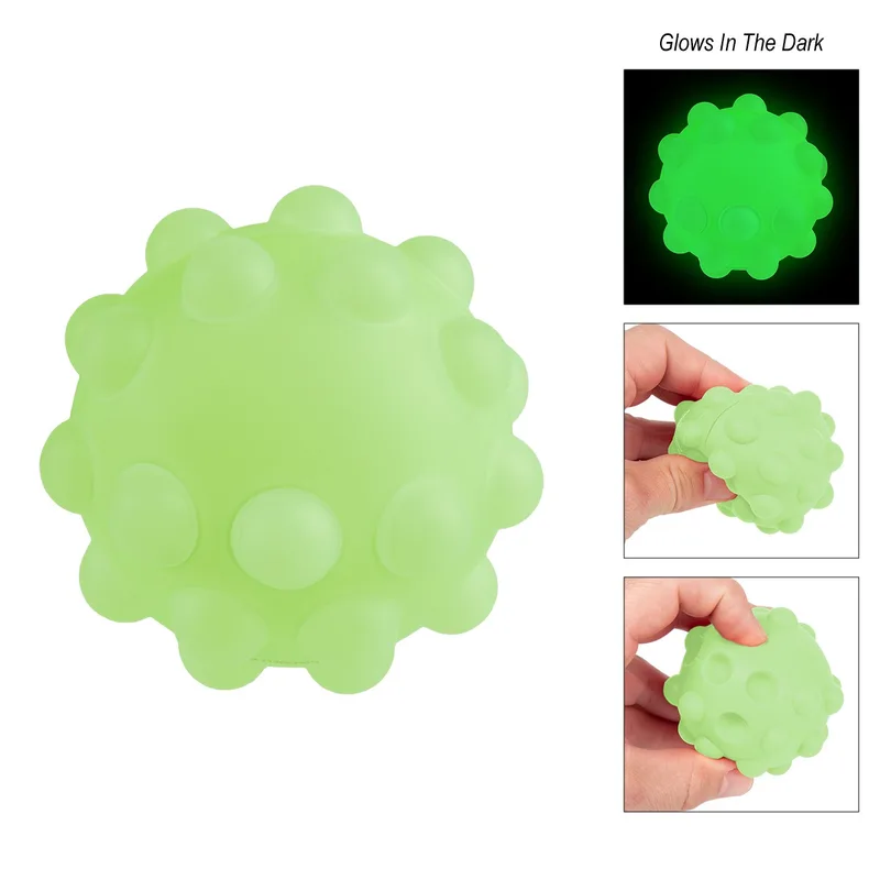 Glow-in-the-dark Push Pop Ball view 3
