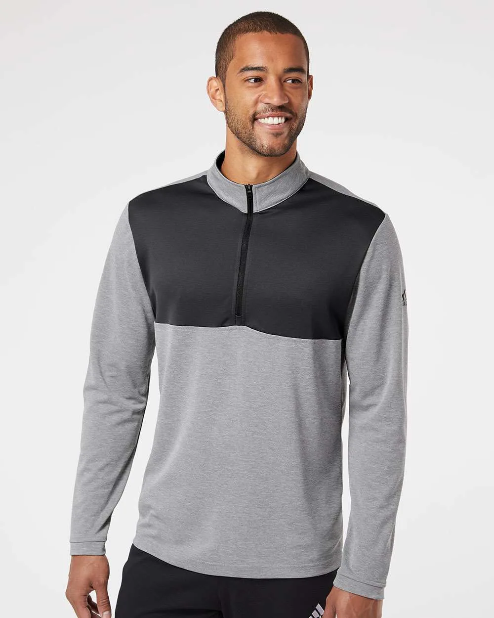 Adidas® Lightweight Quarter-Zip Pullover view 5