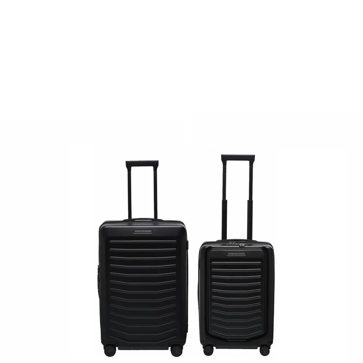 Bric's Porsche Roadster By Bric's 21 And 27" Expandable Set Luggage - Black Matte