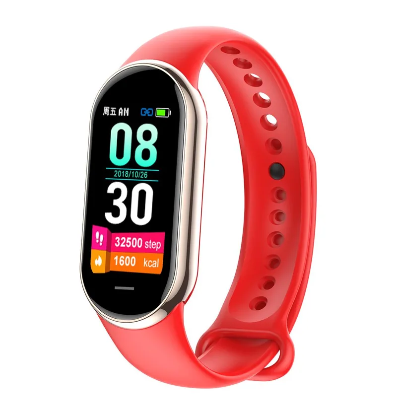 Intelligent Galaxy Urban Sport Slim Hr Color Watch - Red