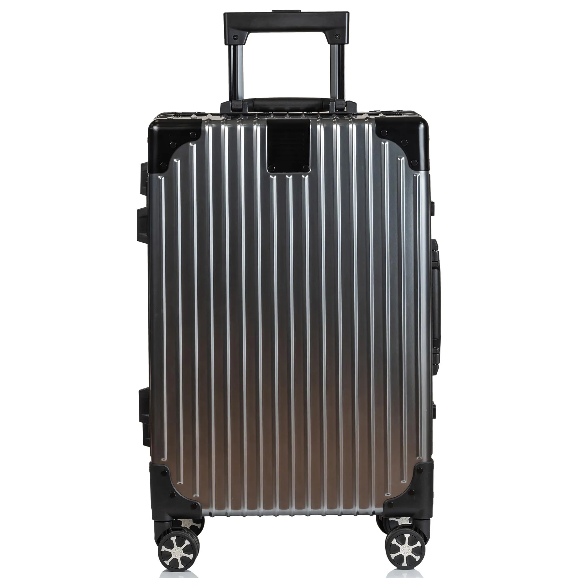 Champs Luggage Elite Collection Aluminum Carry-On Size 21" - Gray