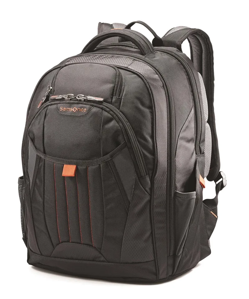 Samsonite® Tectonic 2 Large Backpack - Black/Orange