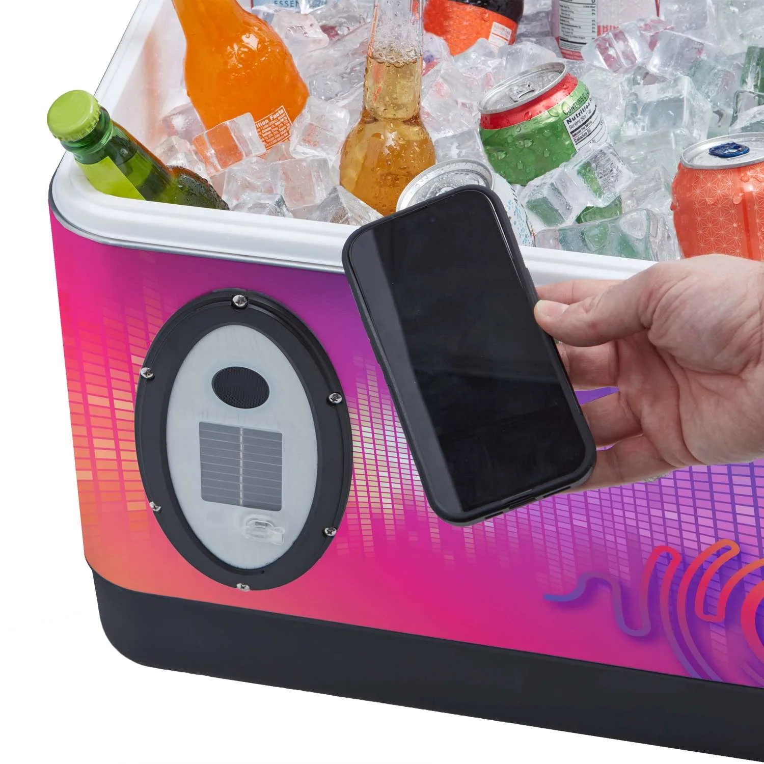Sasquatch 54QT Bluetooth Music Cooler, Wrap Graphic view 3
