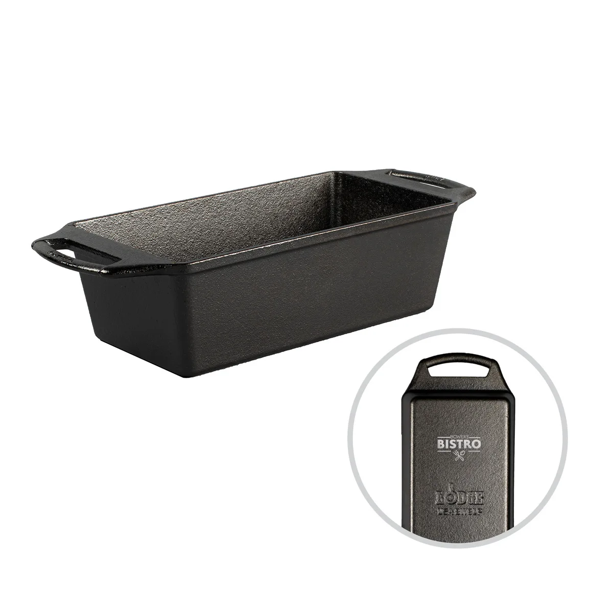 Lodge - 8.5 x 4.5-Inch Seasoned Cast Iron Loaf Pan