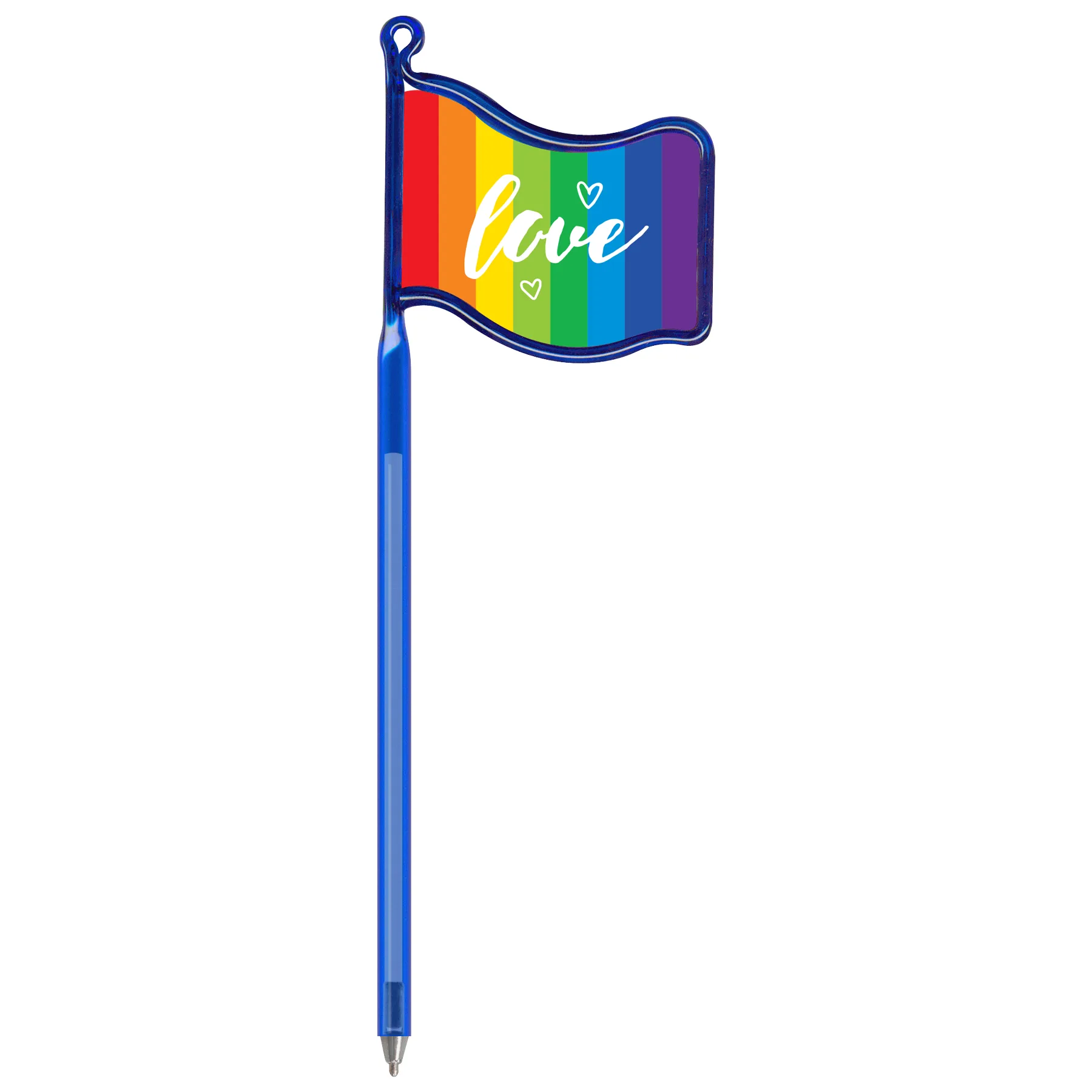 Inkbend Standard Billboard Pen w/ Rainbow Love Flag Stock Insert view 2