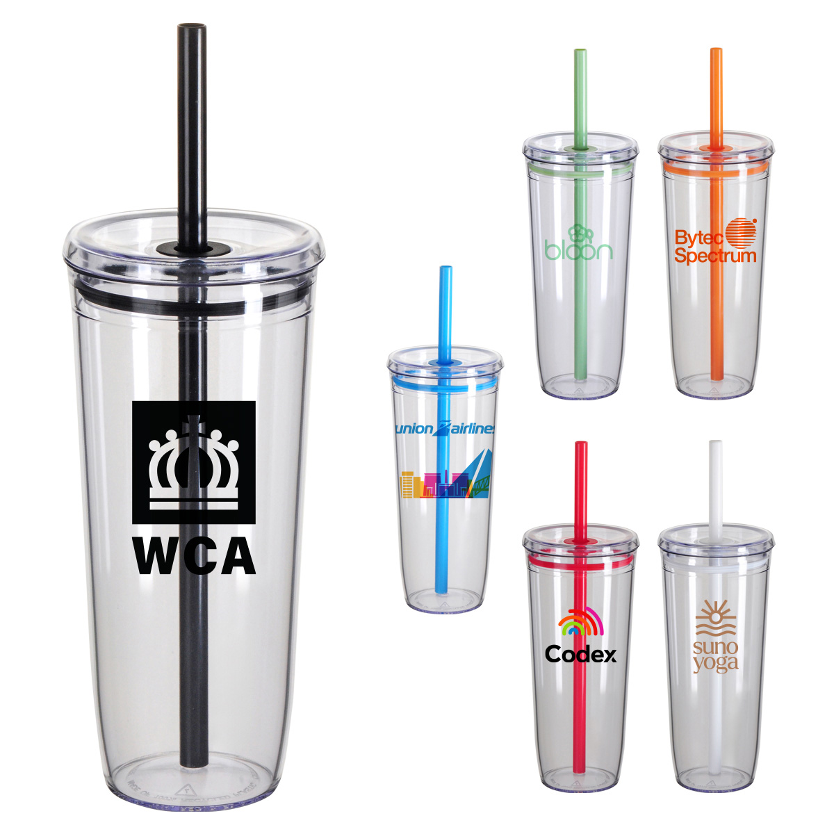 Norris 20 oz Recycled Acrylic Straw Tumbler