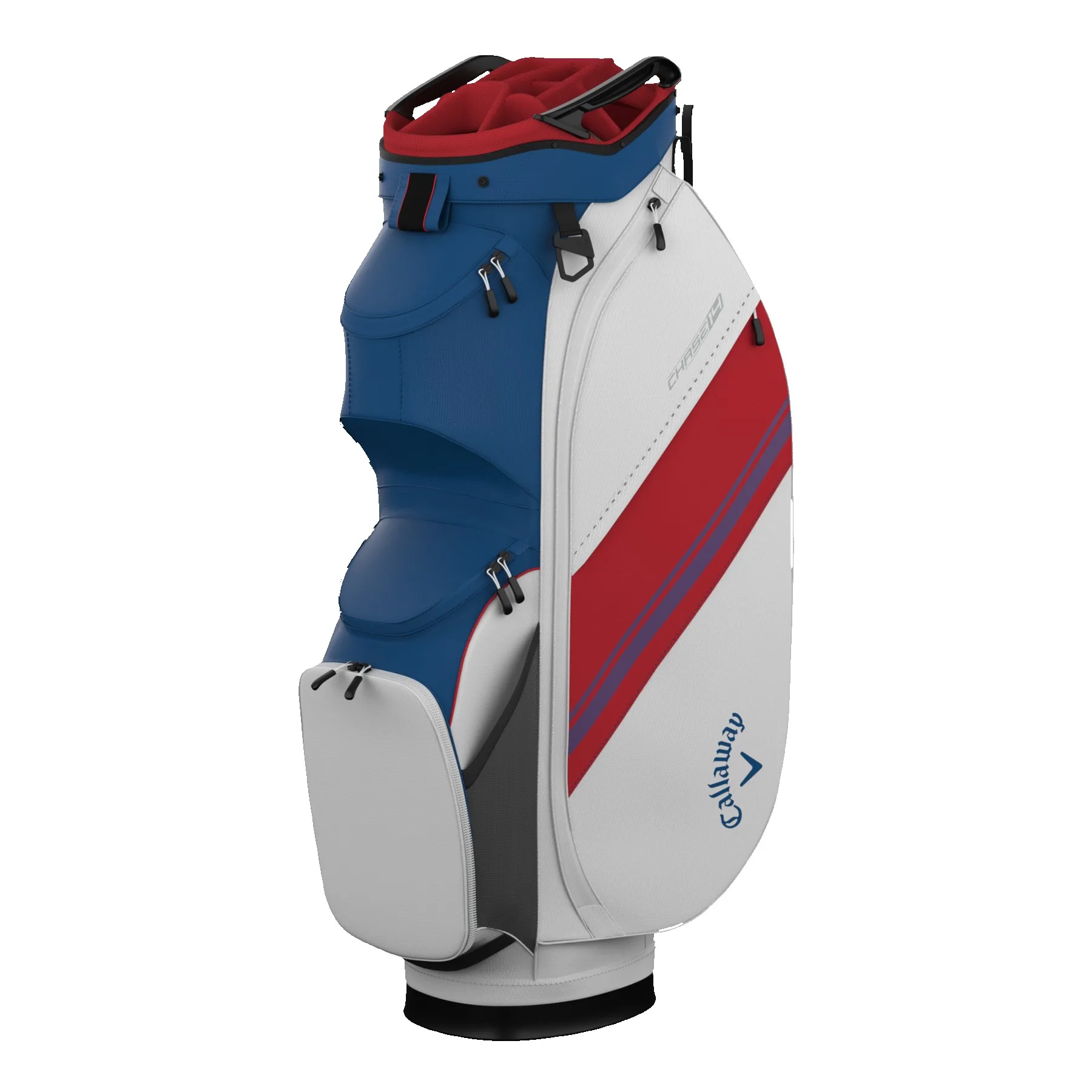 Callaway Chase 14 Cart Bag - Blue/White/Red