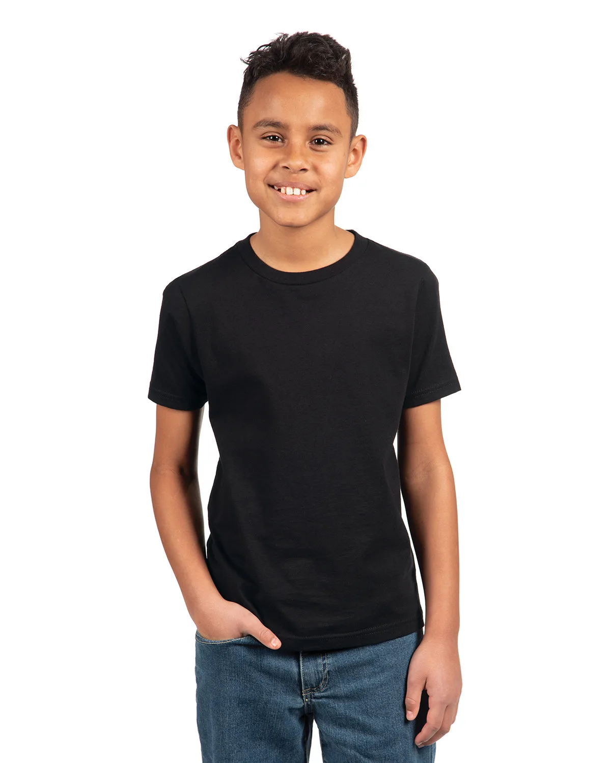 NEXT LEVEL APPAREL Youth Boys' Cotton Crew