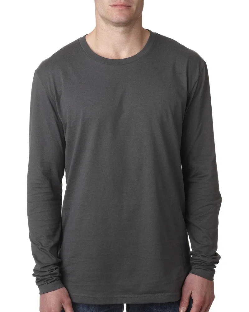 NEXT LEVEL APPAREL Men's Cotton Long-Sleeve Crew view 6