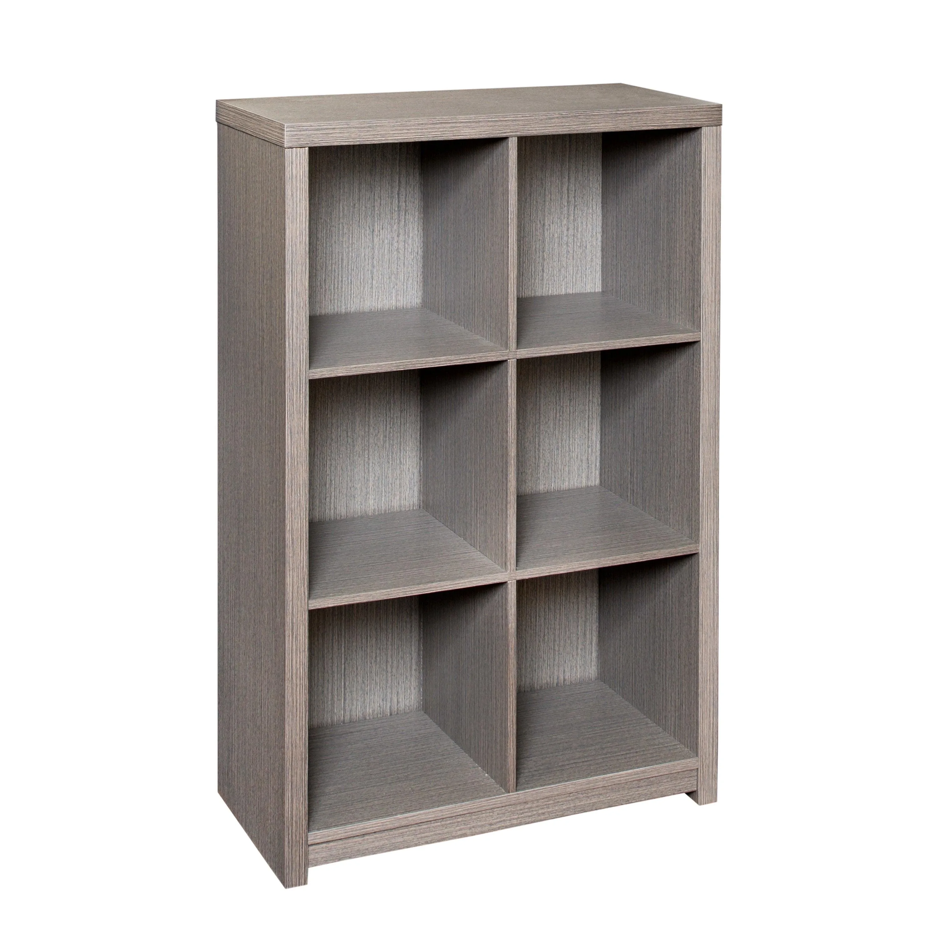 Honey-Can-Do 6 Cube Laminate Shelf/Bin Space Gray
