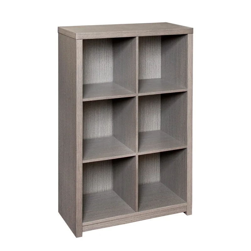Honey-Can-Do 6 Cube Laminate Shelf/Bin Space Gray
