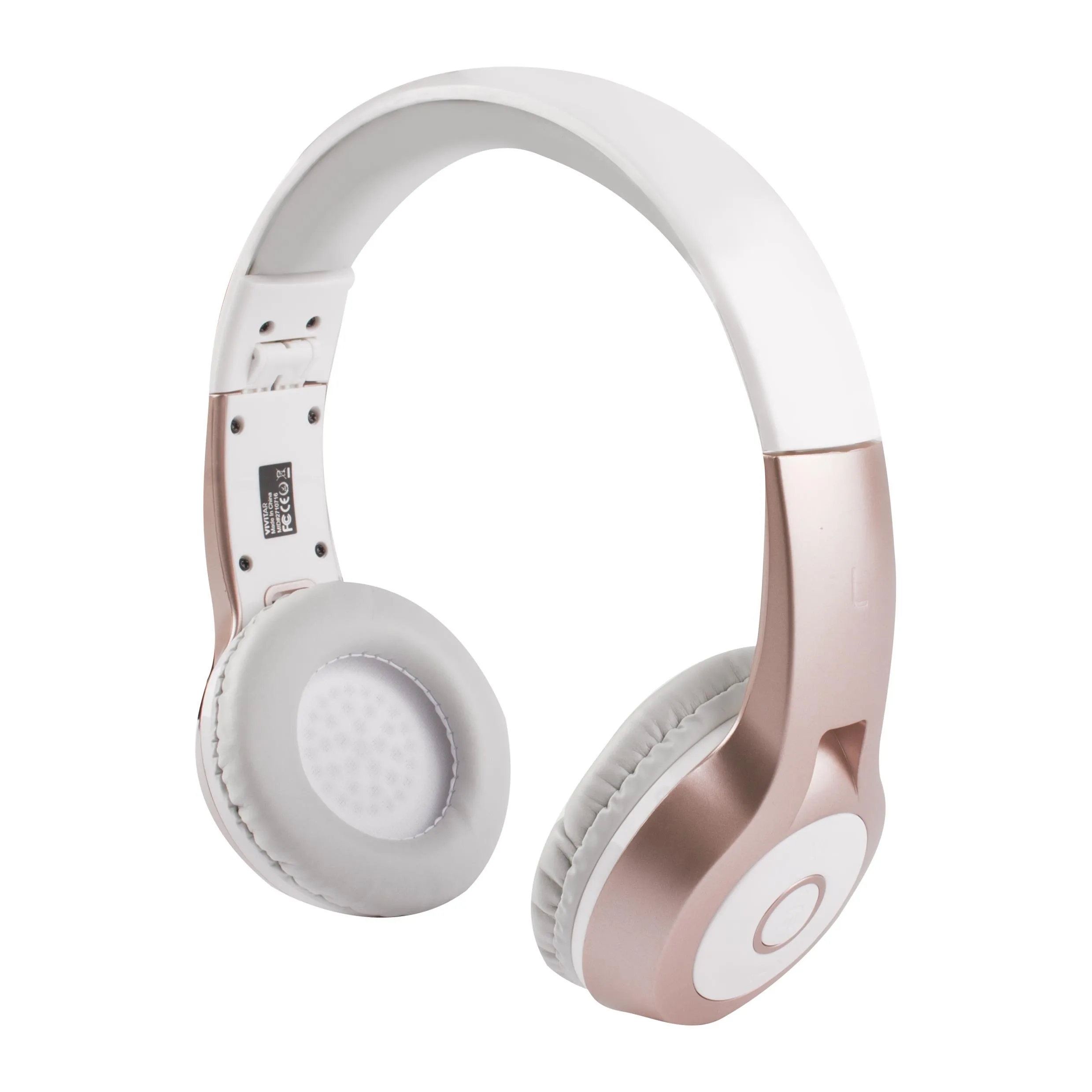 Vivitar® Bluetooth® Rose Gold Stereo Headphones w/Smartphone Capability