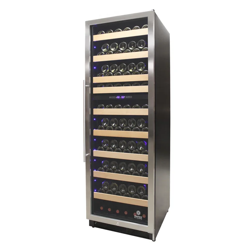 Legacy Vinotemp - 215-Bottle Dual-Zone Wine Cooler - Stainless