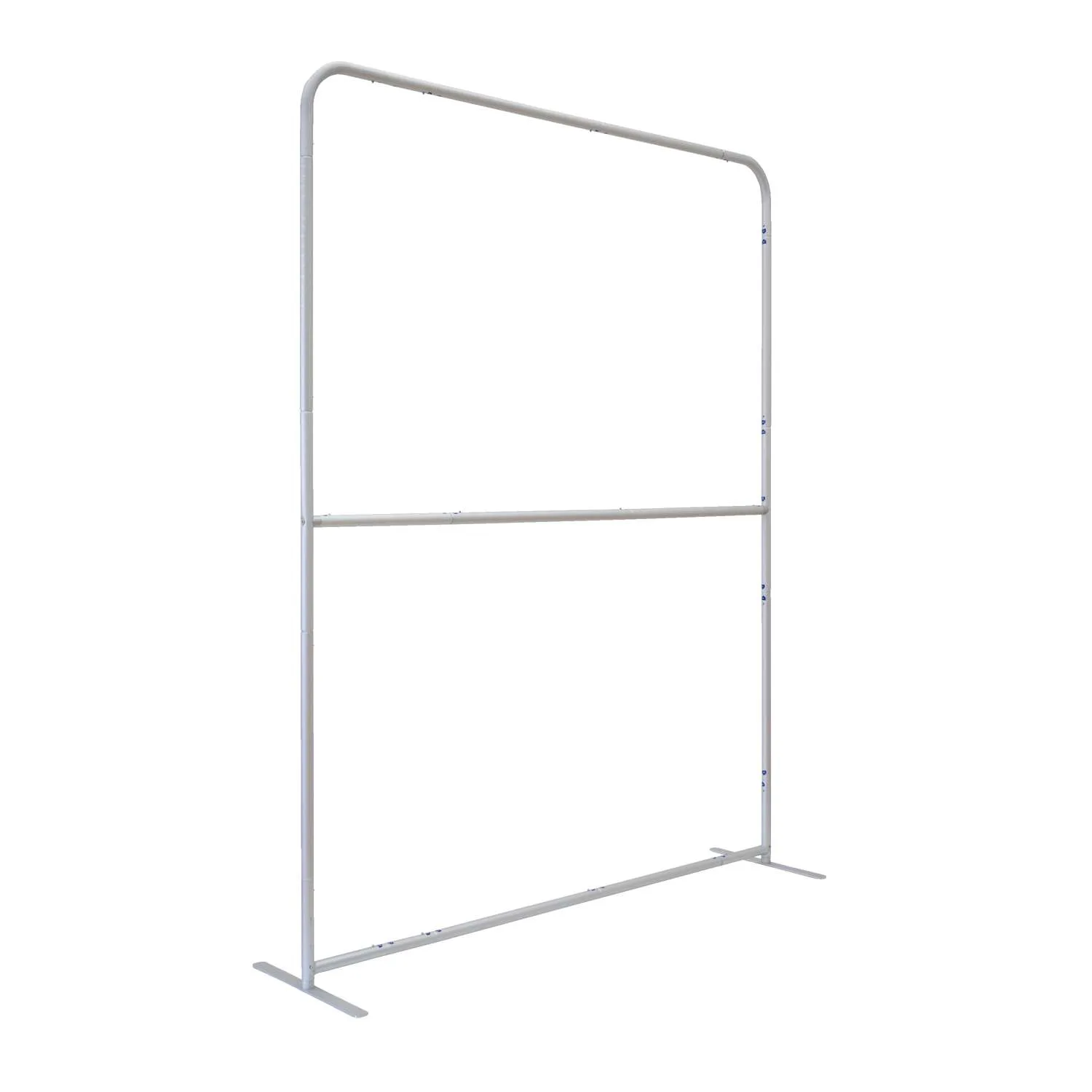 6'W x 90"H EuroFit Straight Wall Hardware
