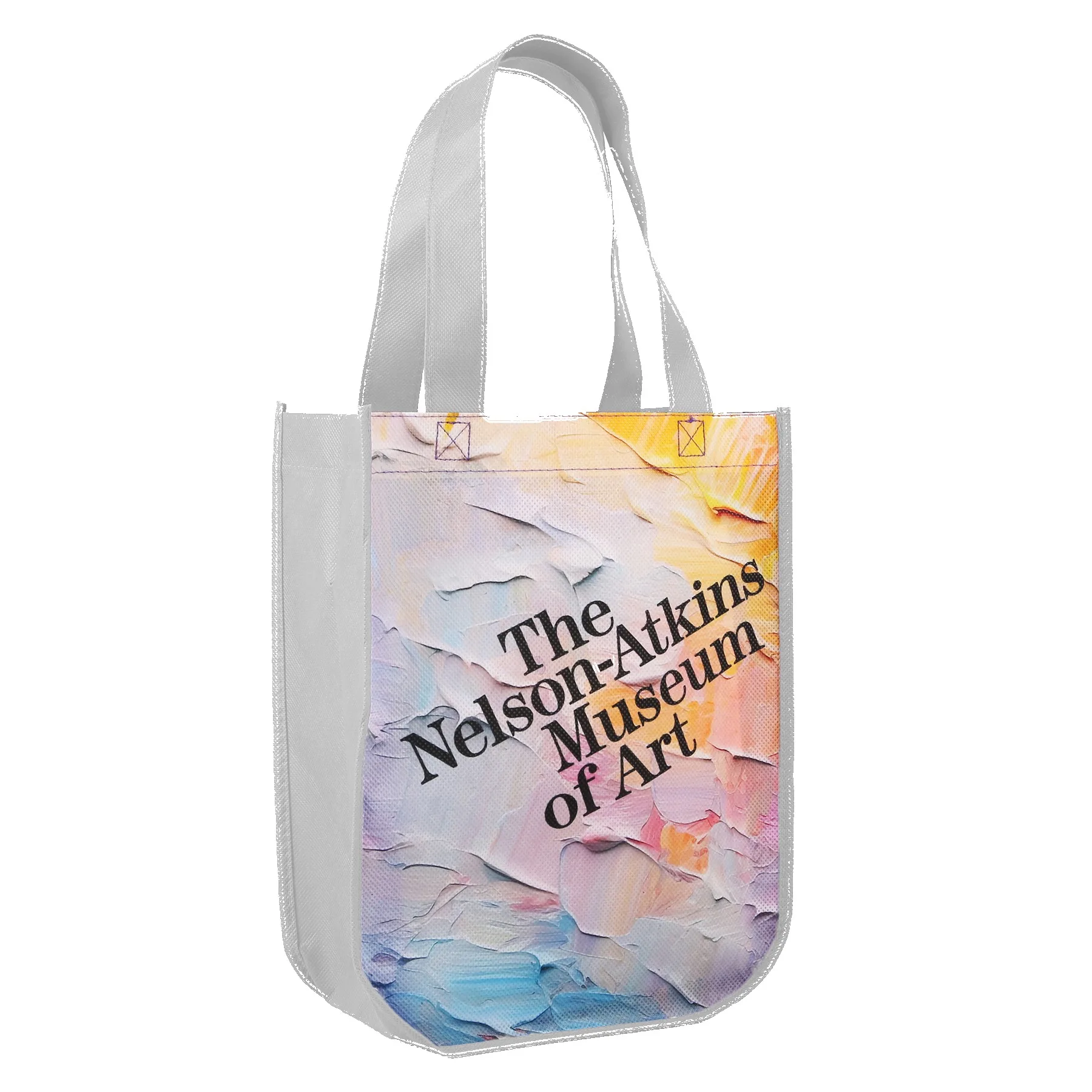 Yuma Sublimated Non-Woven Curve Bottom Tote Bag view 3