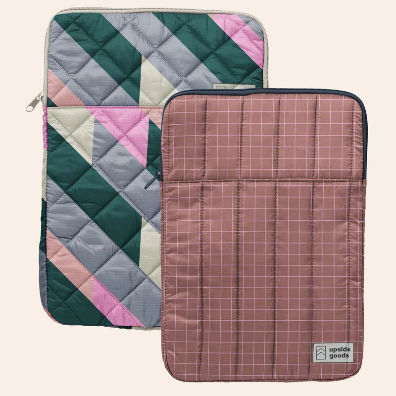 15" Portrait Laptop Sleeve (Puff Puff)