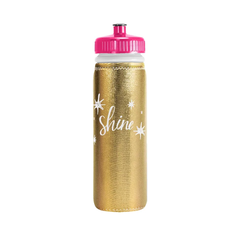 22 Oz. Van Metro Metallic Sport Bottle w/Sleeve & Push-Pull Lid view 3