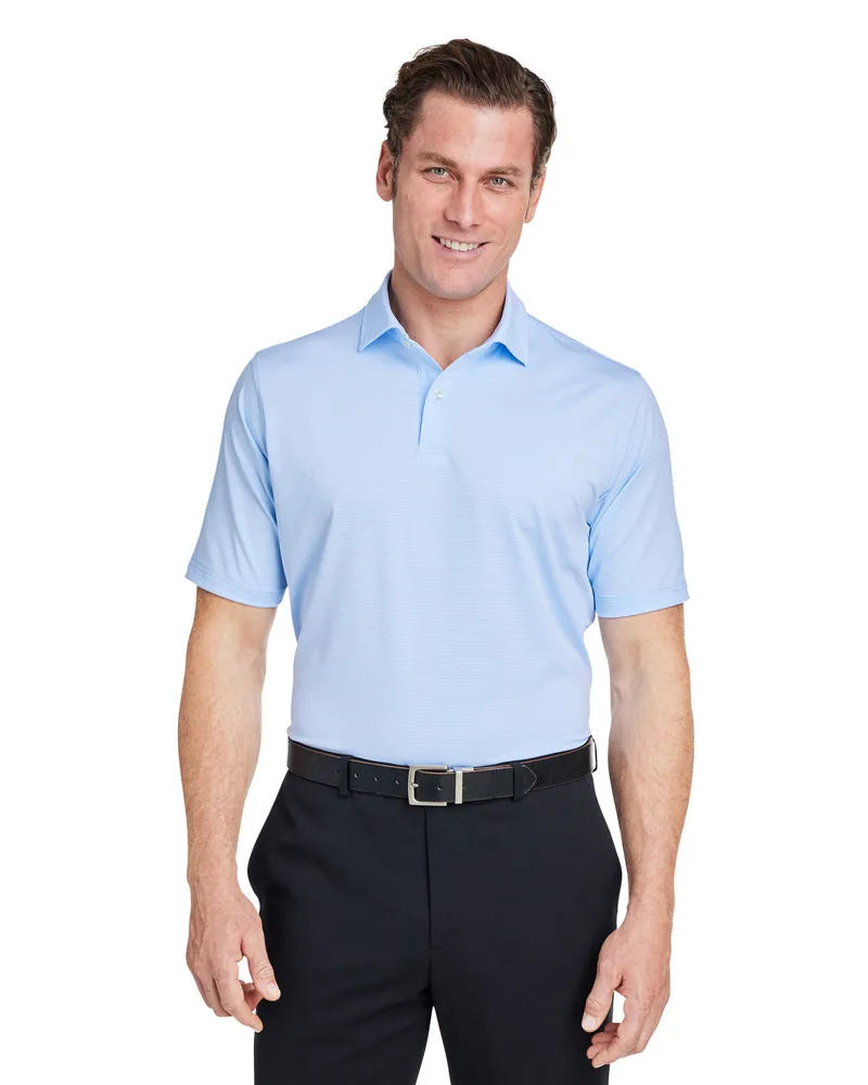 Fairway & Greene® Men's USA Made Mini Stripe Tech Polo Shirt