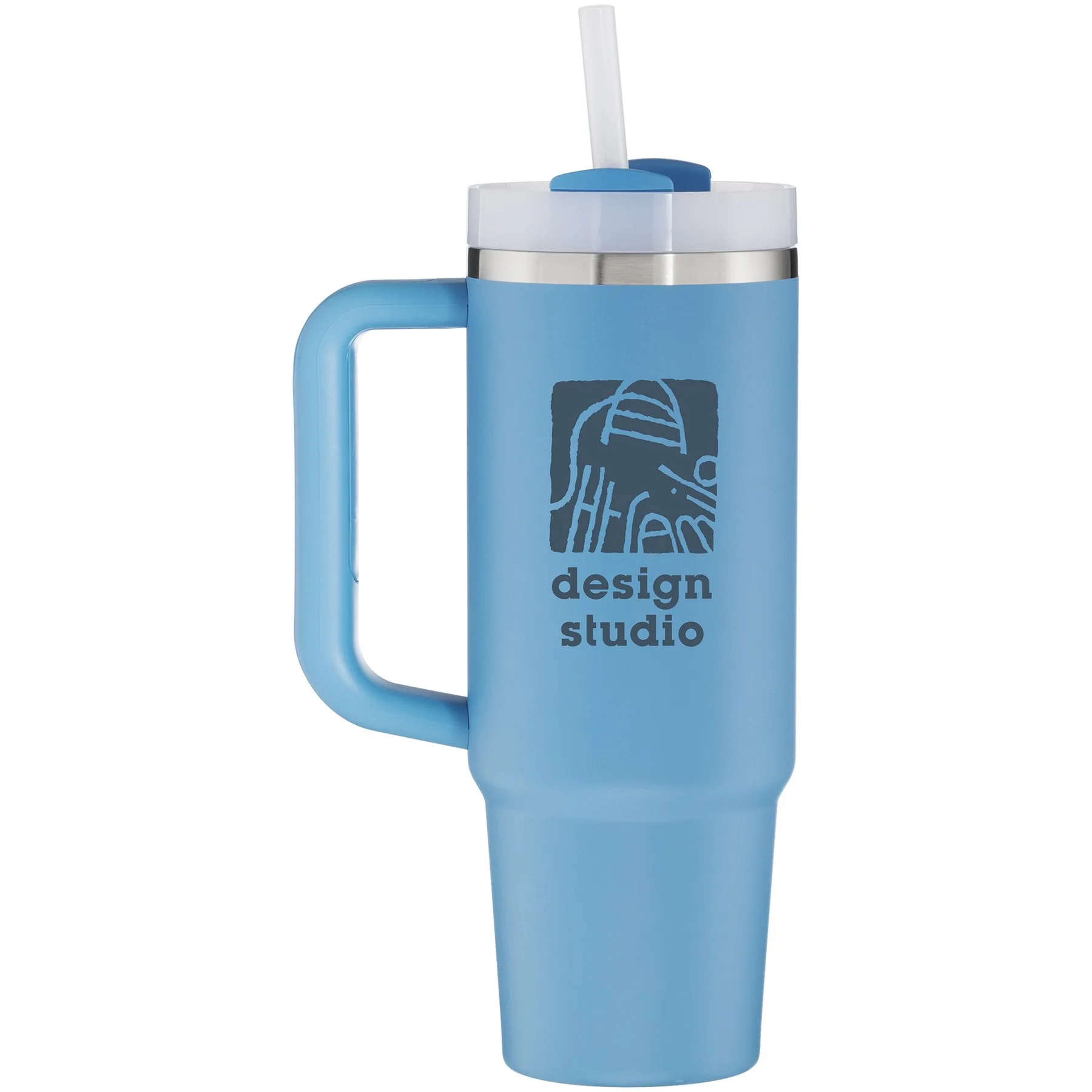 30 oz Stanley Quencher H2.0 FlowState Stainless Steel Water Bottle (Blue Sky)