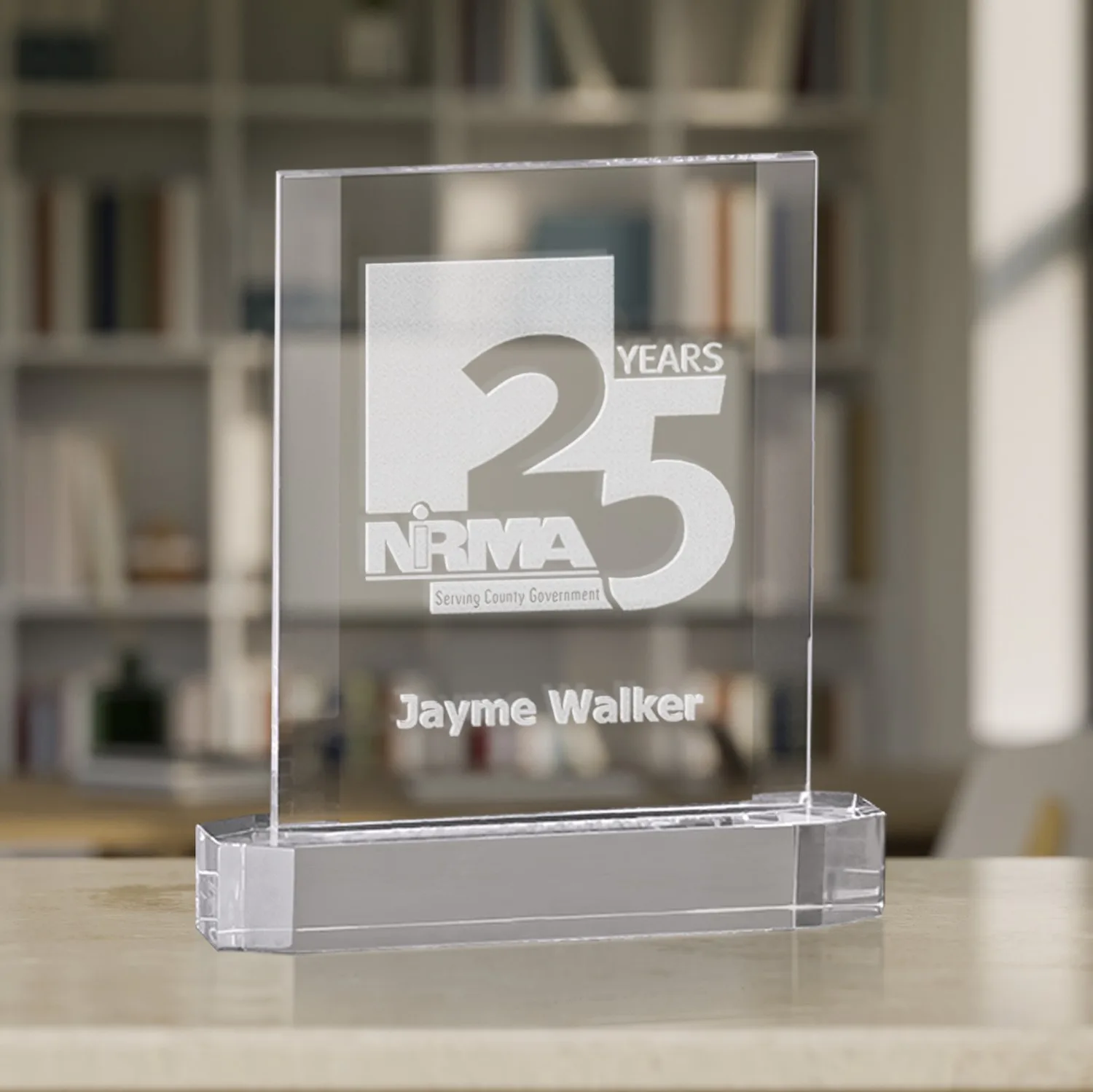 Waterman Award 6" H