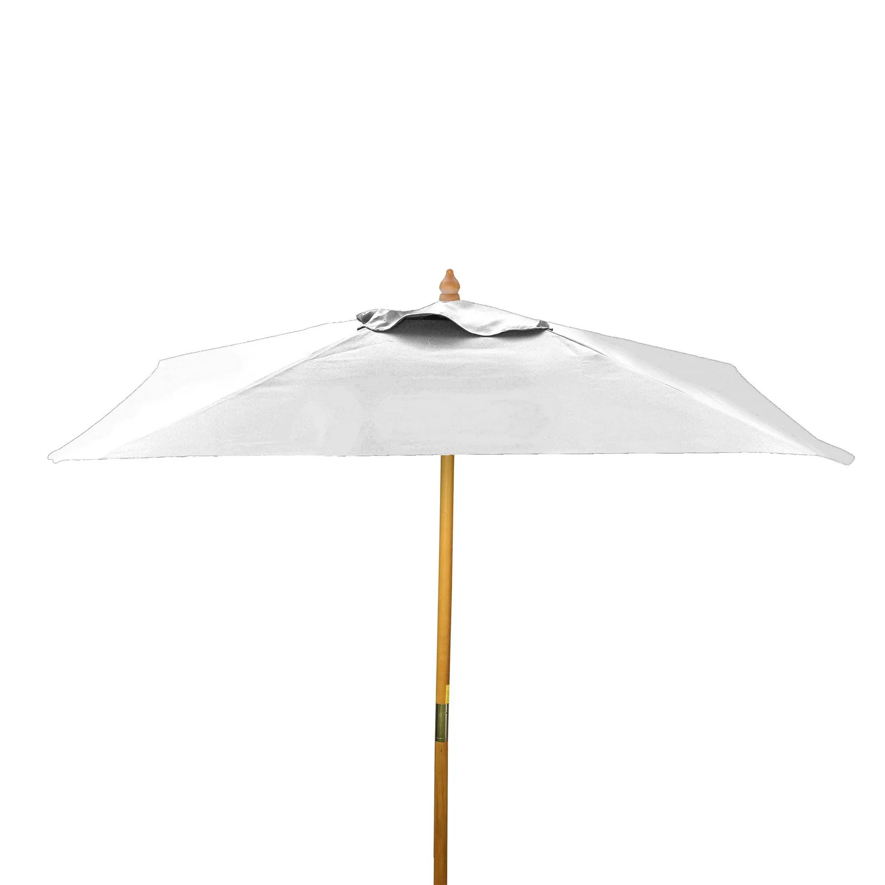 8' Square Wood Market Umbrella Single-Sided Dye Sub Kit view 2