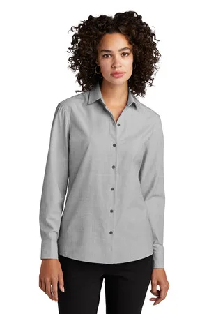 Mercer+Mettle® Women's Long Sleeve Stretch Woven Shirt view 3