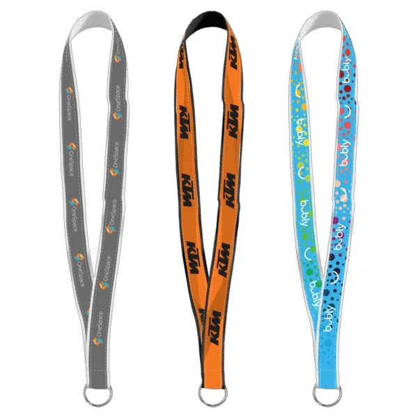 IMPORT 3/4" Dye Sub 2 Layer Ribbon Lanyard