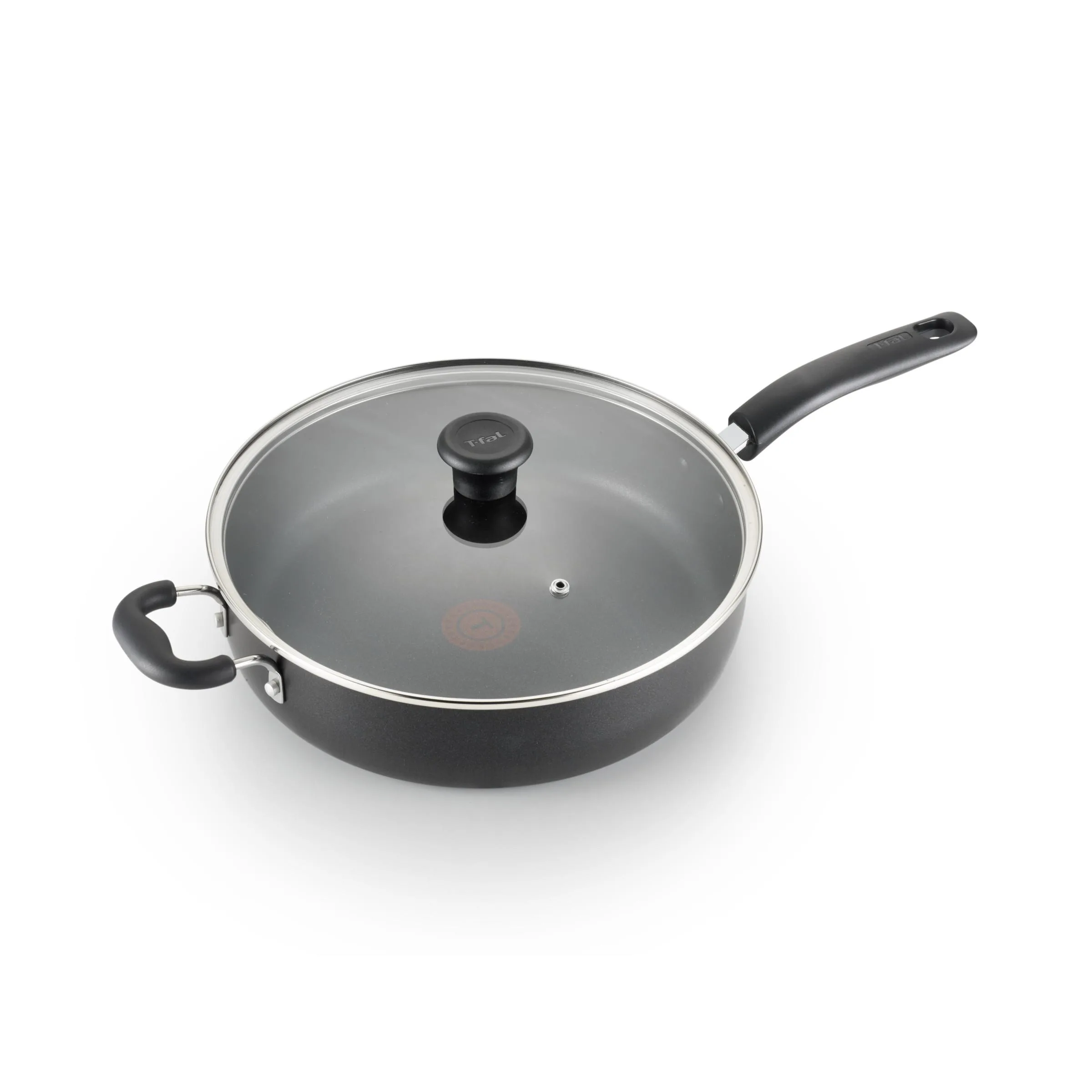 T-fal Specialty Non-Stick 5 Qt. Jumbo Cooker With Inverted Lid - Charcoal