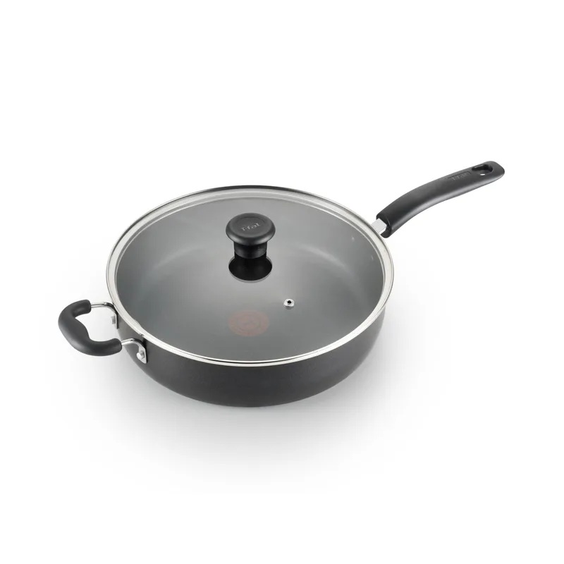 T-fal Specialty Non-Stick 5 Qt. Jumbo Cooker With Inverted Lid - Charcoal