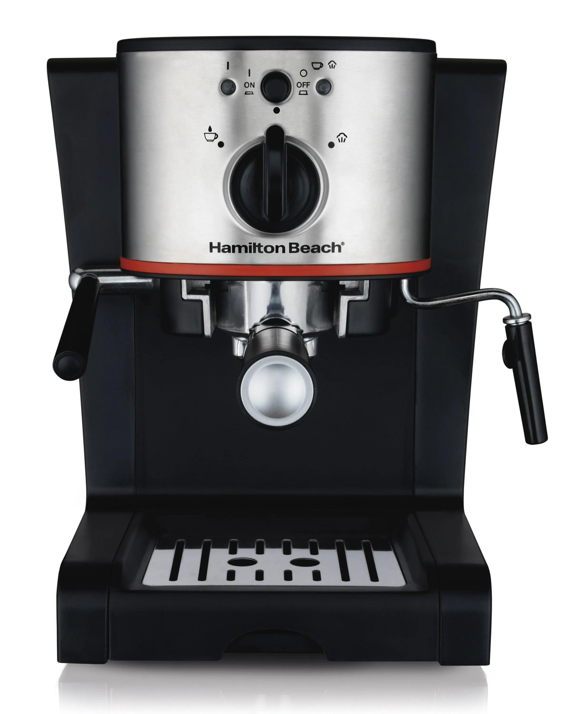 Hamilton Beach® Espresso & Cappuccino Maker w/Slide & Lock™ Filter