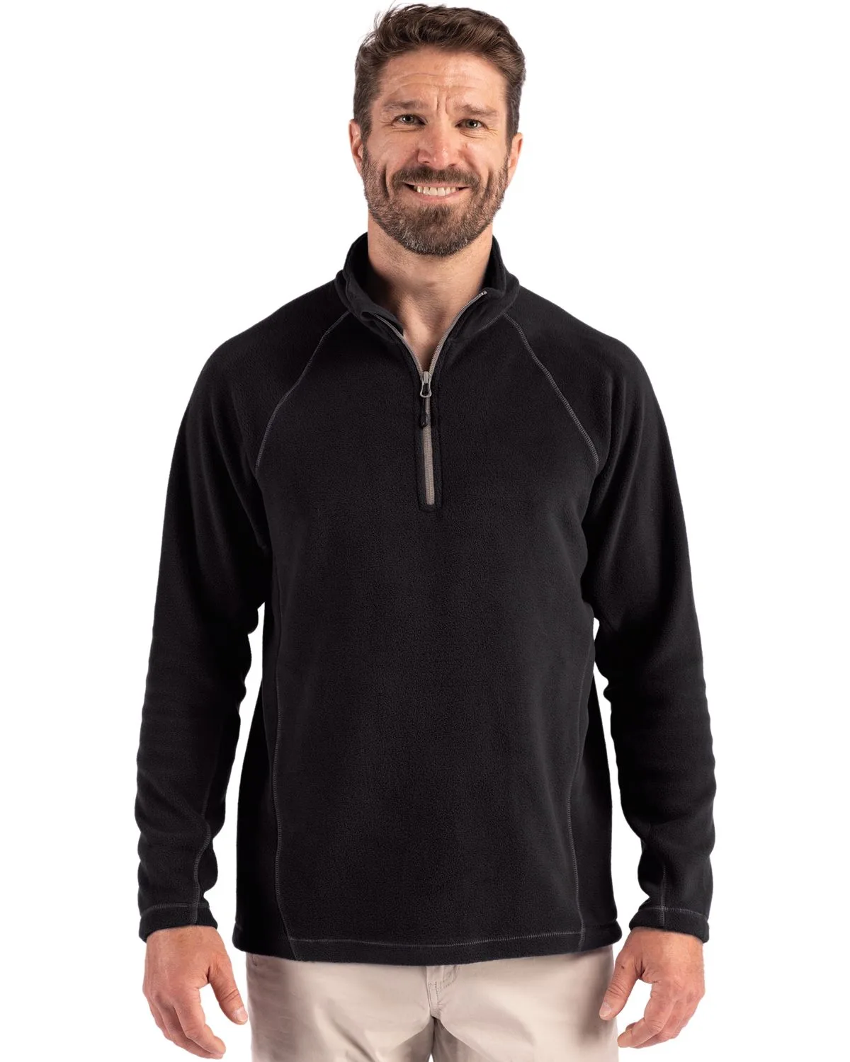 Clique Powder Recycled Fleece Mens Quarter Zip Pullover