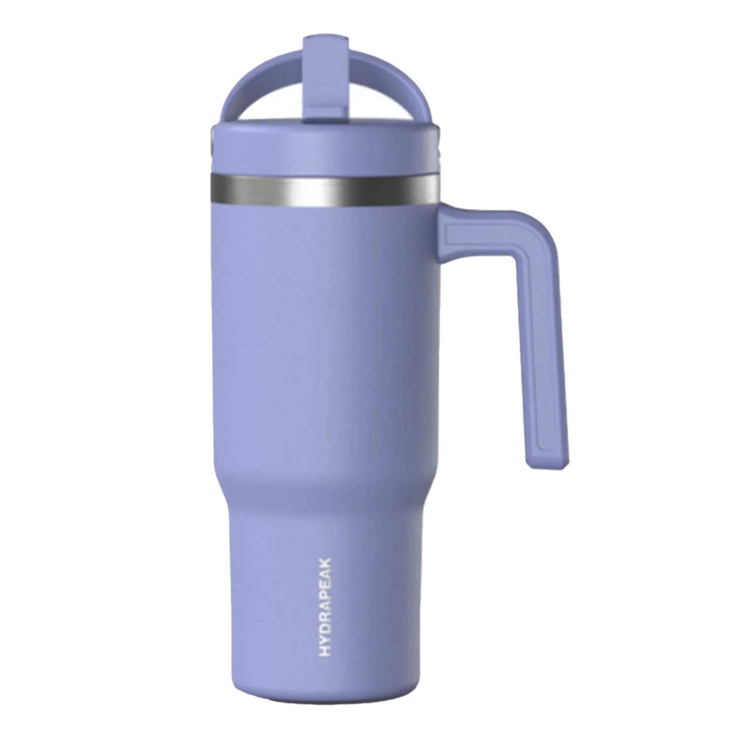 18 oz Hydrapeak® Stainless Steel Insulated Tumbler With Handle and Straw Lid view 2
